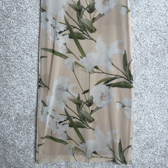 Lisa Says Gah Zelda Midi Dress in Floral Mesh Size S - Picture 3 of 6